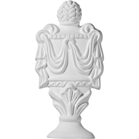 Ekena Millwork 3 1/2"W x 7 1/8"H x 5/8"P Classic Urn Onlay ONL07X03X01CL